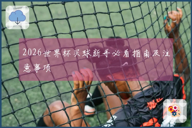 2026世界杯买球新手必看指南及注意事项